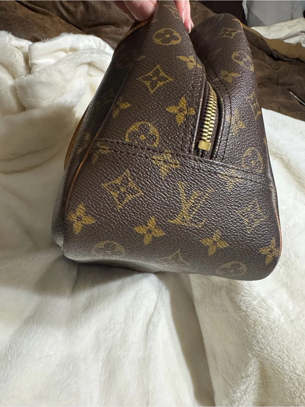 Louis Vuitton Interior Canvas with Vachetta Leather Trim Deauville